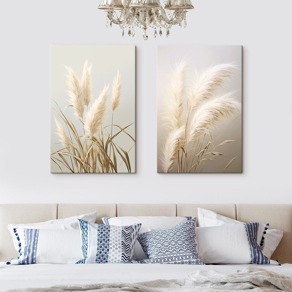 Elegante grassen voor rustige ruimtes in een interieur