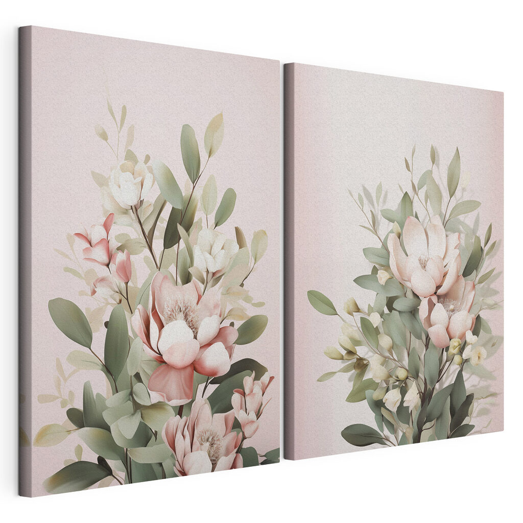 Verfijnde bloemen in zachte tinten — productweergave