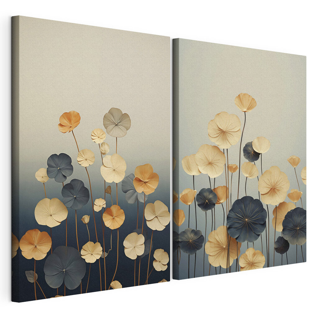 Verfijnde bloemen in zachte kleuren — productweergave