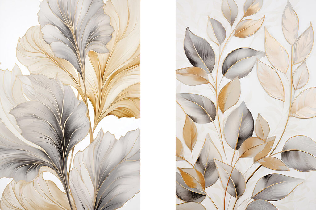 Door de natuur geïnspireerde elegantie in zachte tinten — volledig ontwerp
