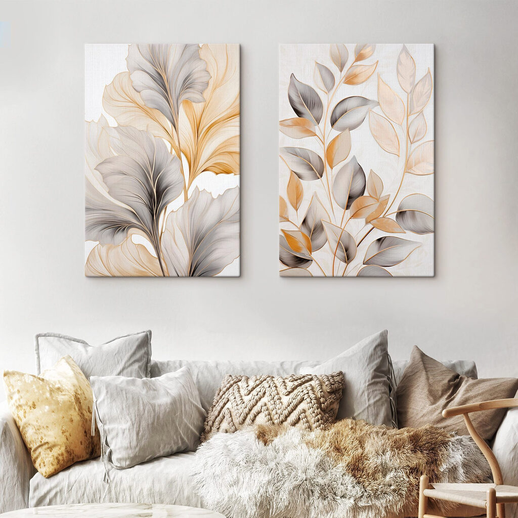Door de natuur geïnspireerde elegantie in zachte tinten — interieur 1