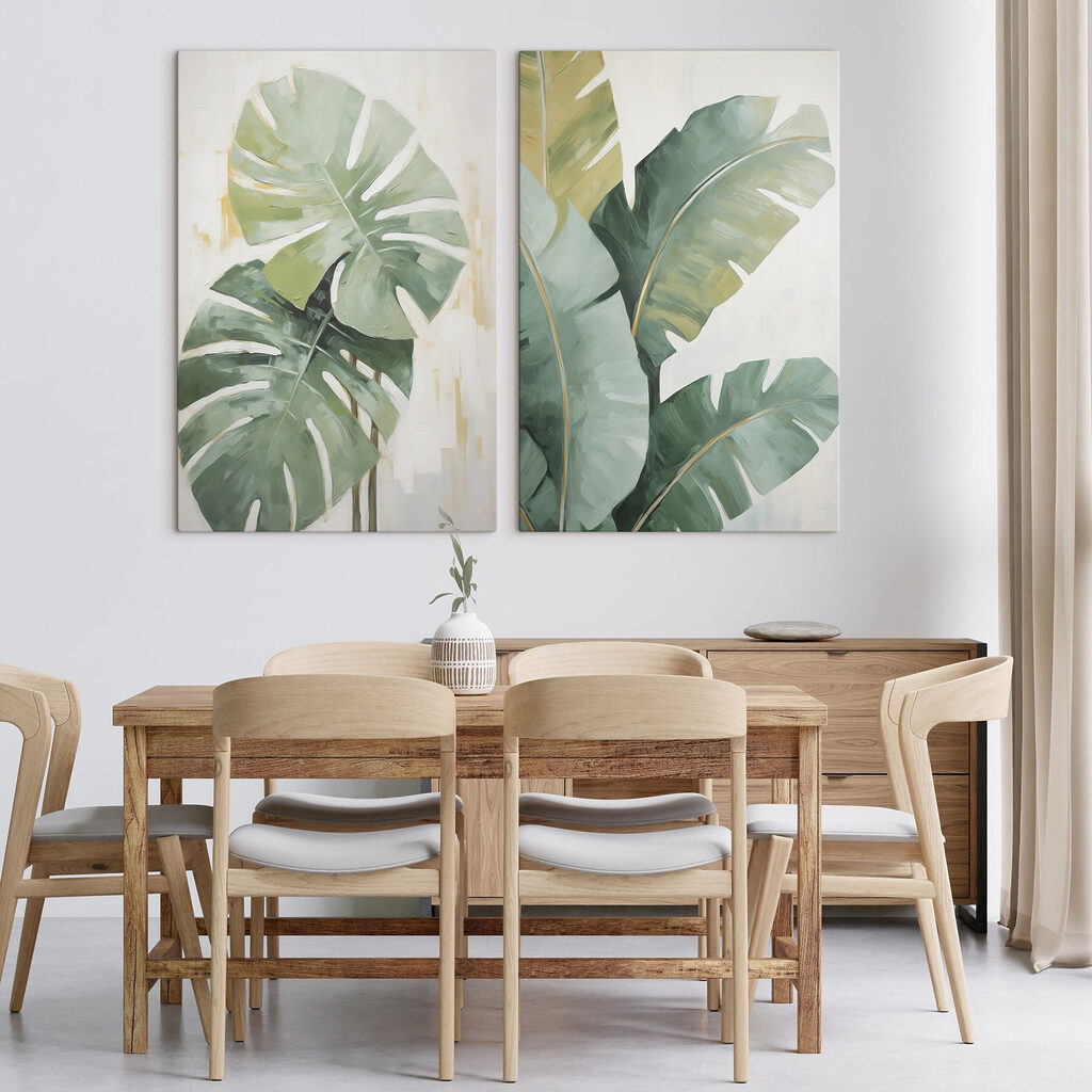 Schilderij van een plant — interieur 2