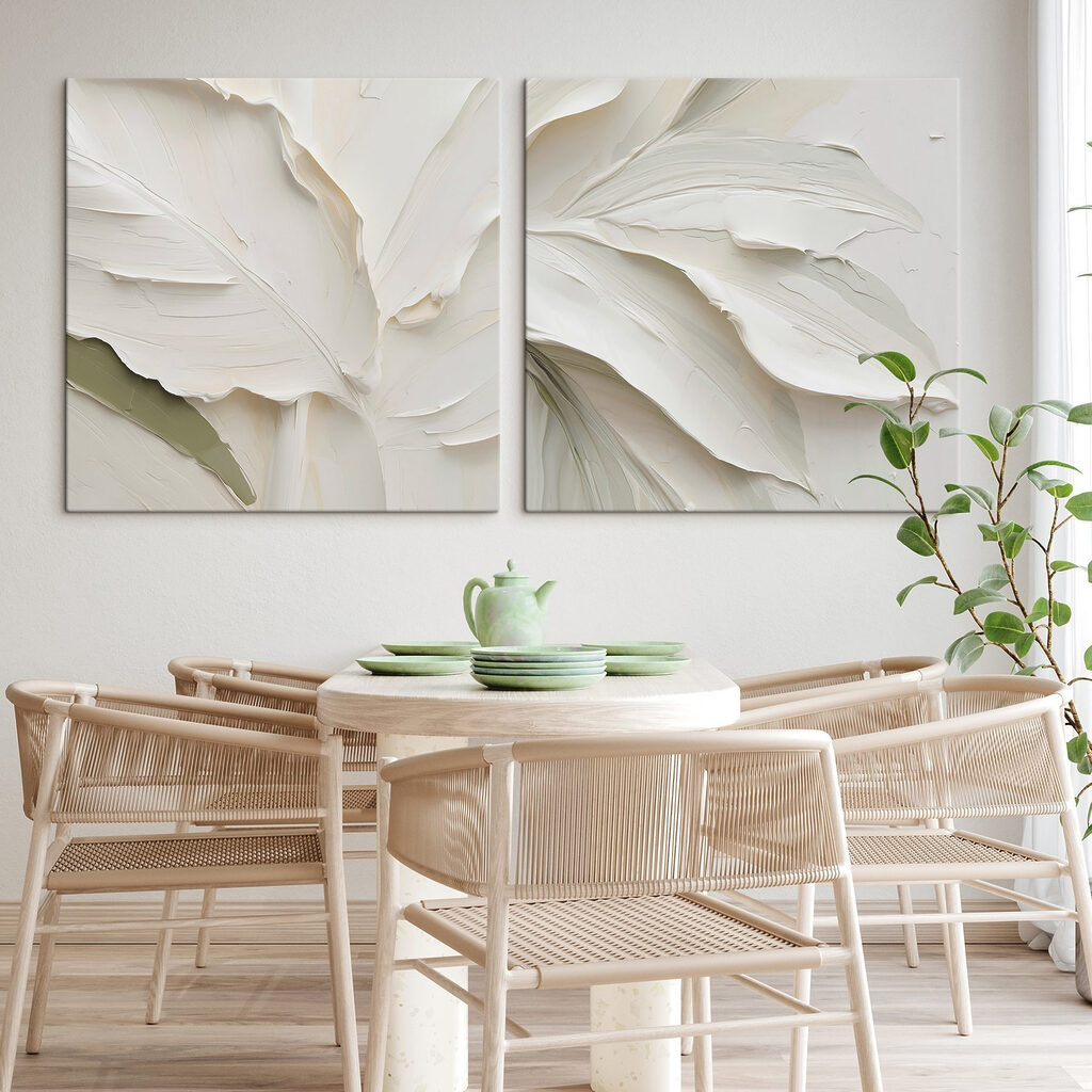 Prachtig vormgegeven bladeren in verschillende tinten — interieur 2