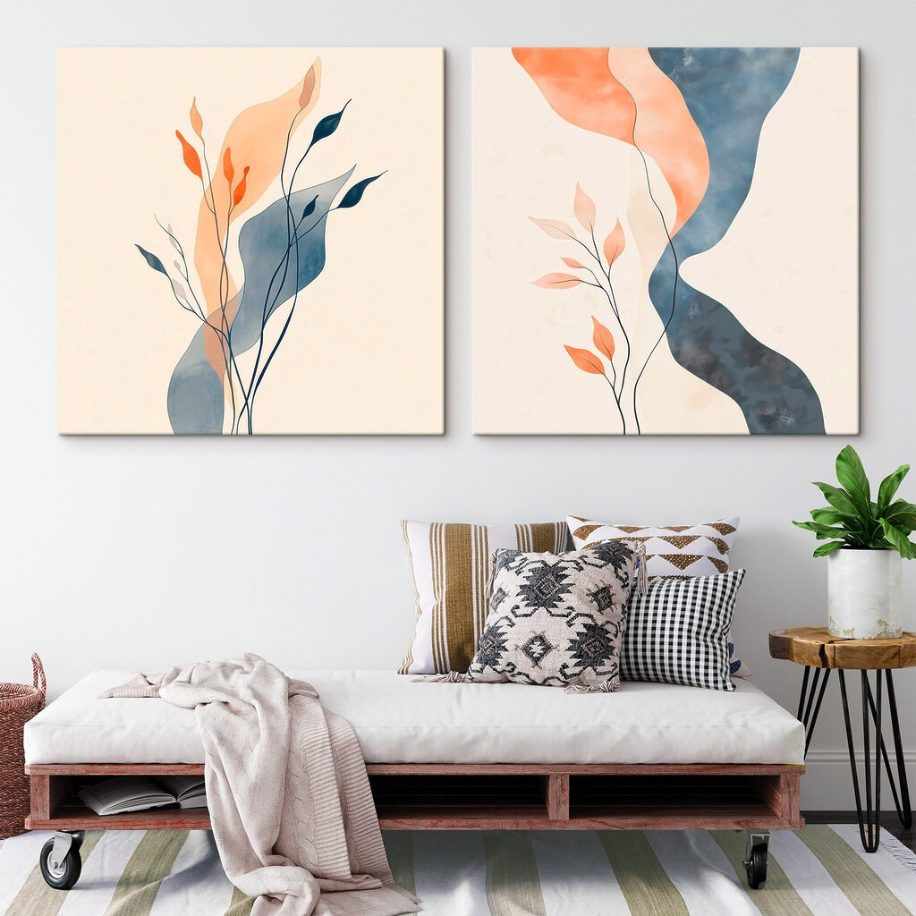 Zachte rondingen en warme tinten in combinatie — interieur 2