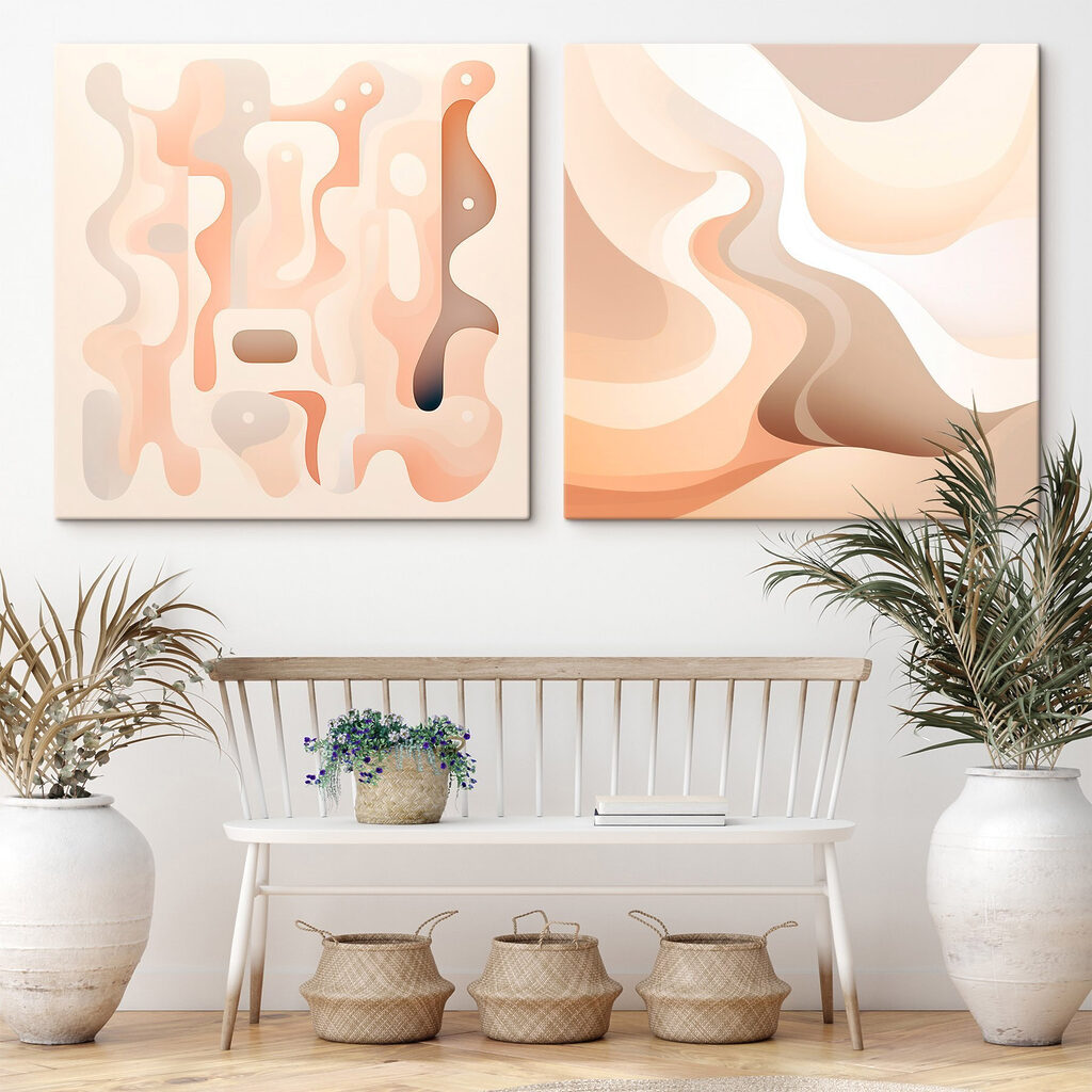 Zachte rondingen in warme kleuren — interieur 2