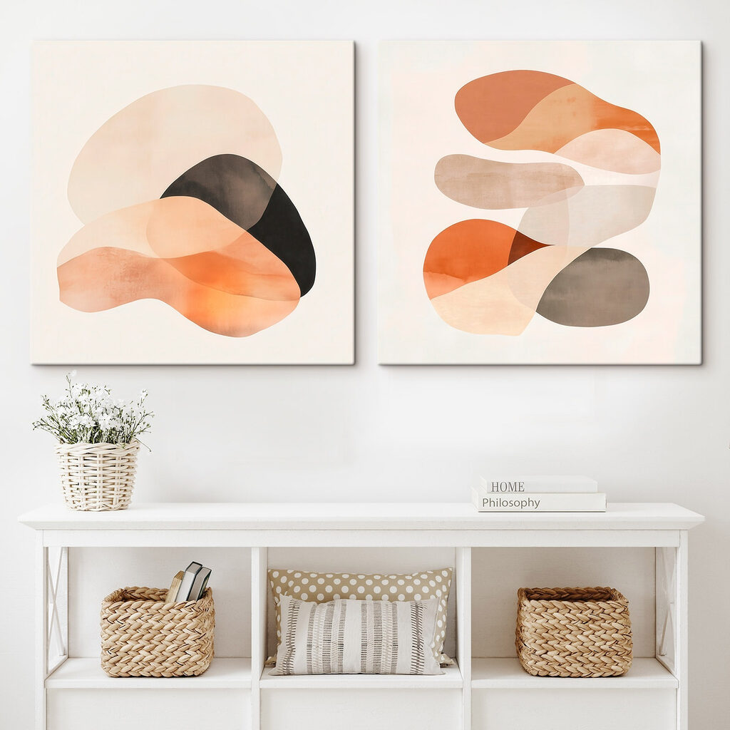 Zachte vormen in warme tinten — interieur 2