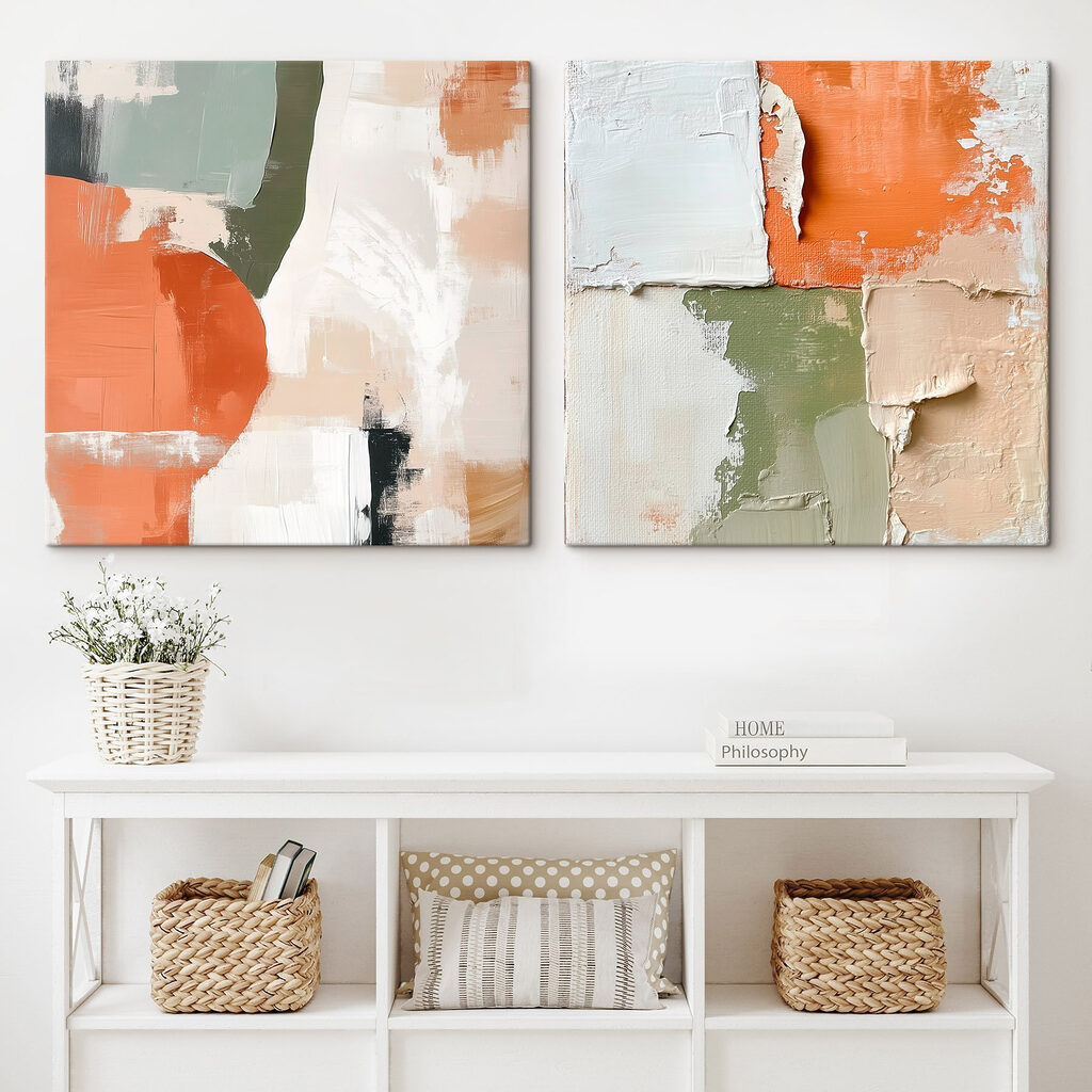 Schilderen in verschillende kleuren — interieur 1