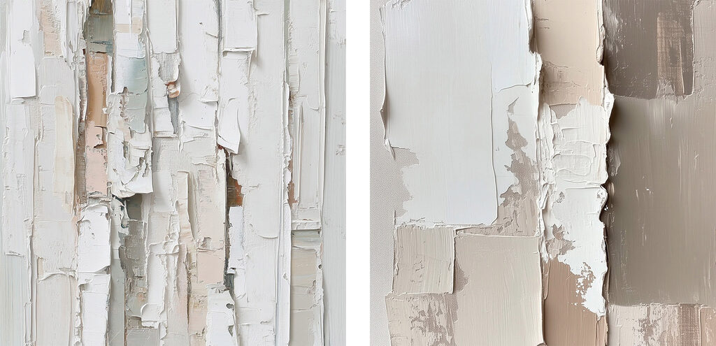 Abstracte lagen van zachte tinten — volledig ontwerp