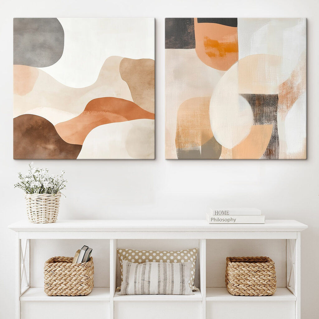 Twee kunstwerken — interieur 1