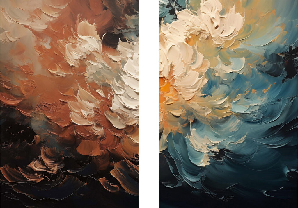 - Een betoverende dans van kleuren en vormen — volledig ontwerp