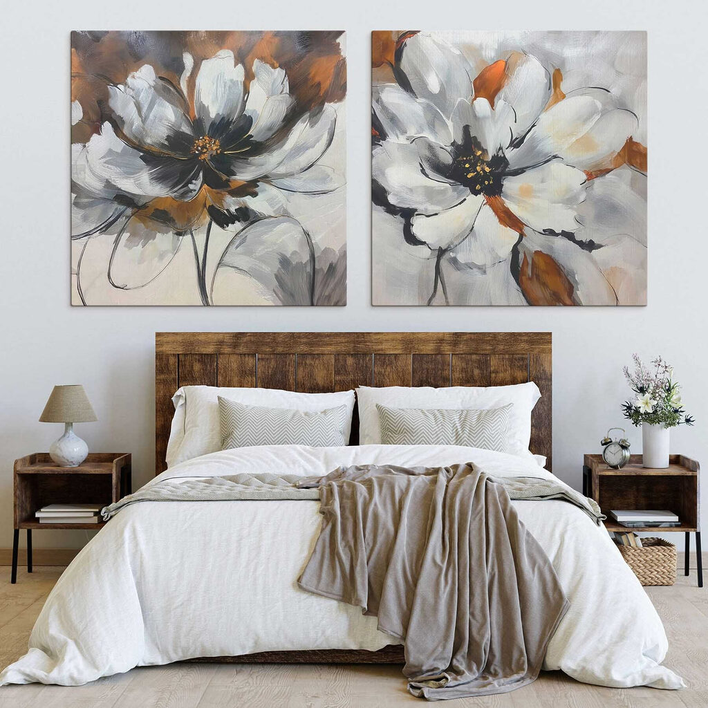 Schilderij van een bloem — interieur 1