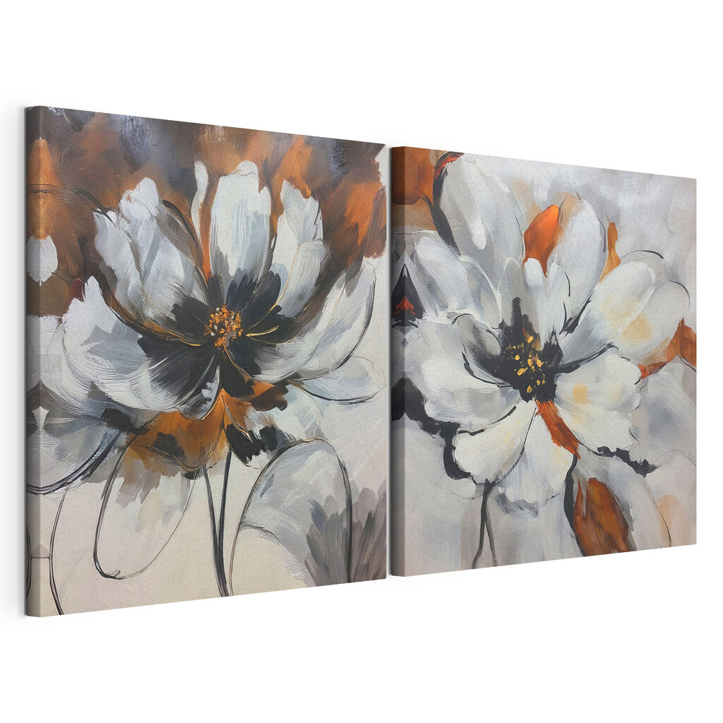 Schilderij van een bloem — productweergave