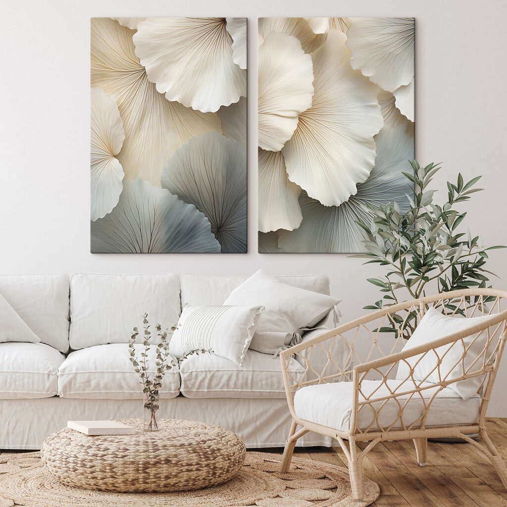 Elegante lagen van zachte, golvende bloemblaadjes — interieur 1