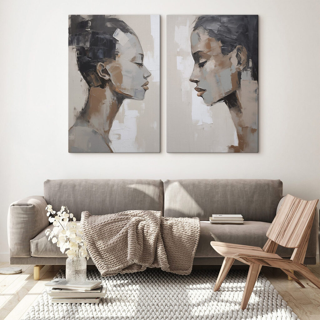 Schilderij van een vrouw — interieur 2