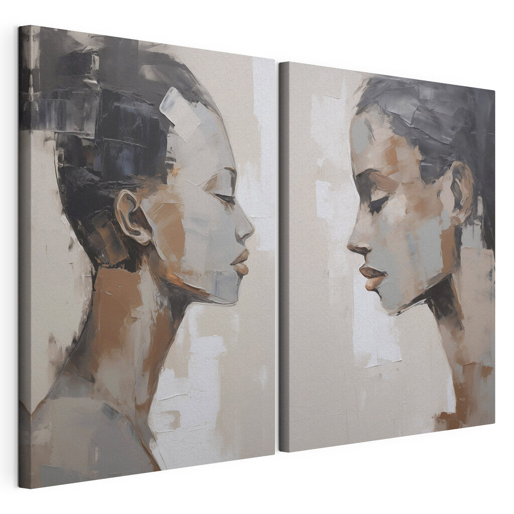 Schilderij van een vrouw — productweergave