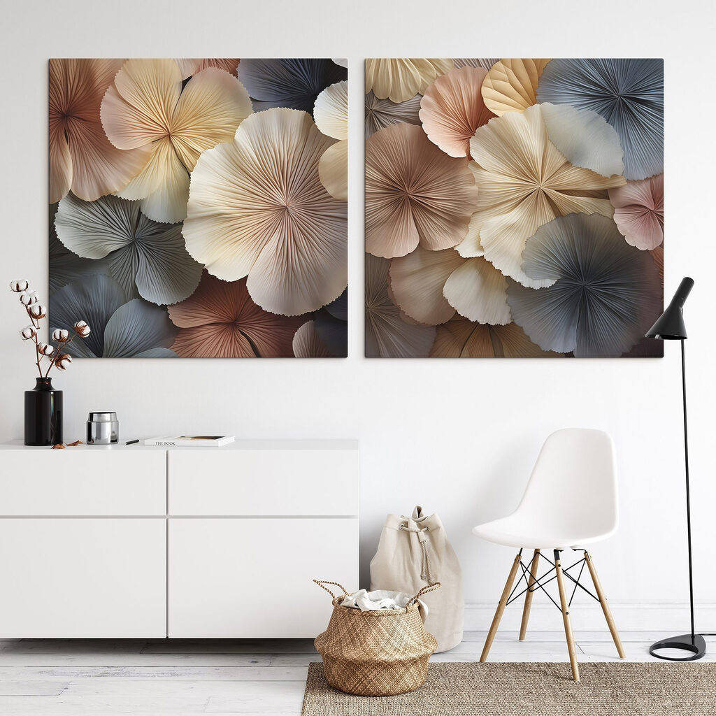 Bloemencollage — interieur 1