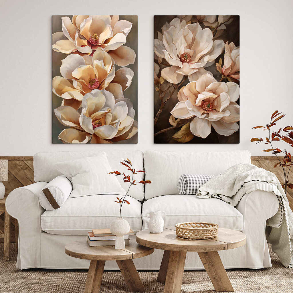 Schilderij van bloemen op een tak — interieur 2