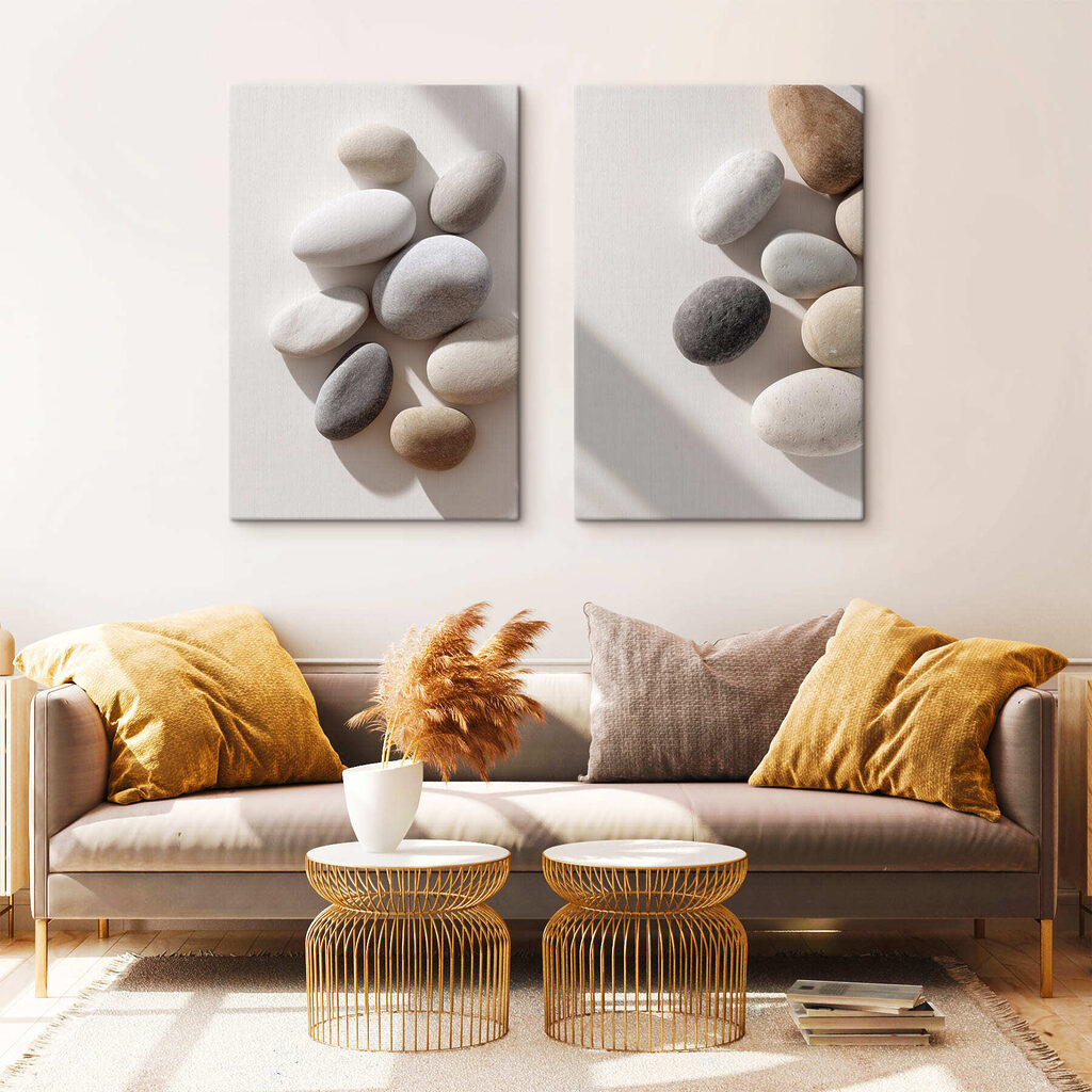 Groep ronde stenen — interieur 2