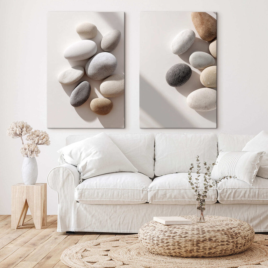 Groep ronde stenen — interieur 1