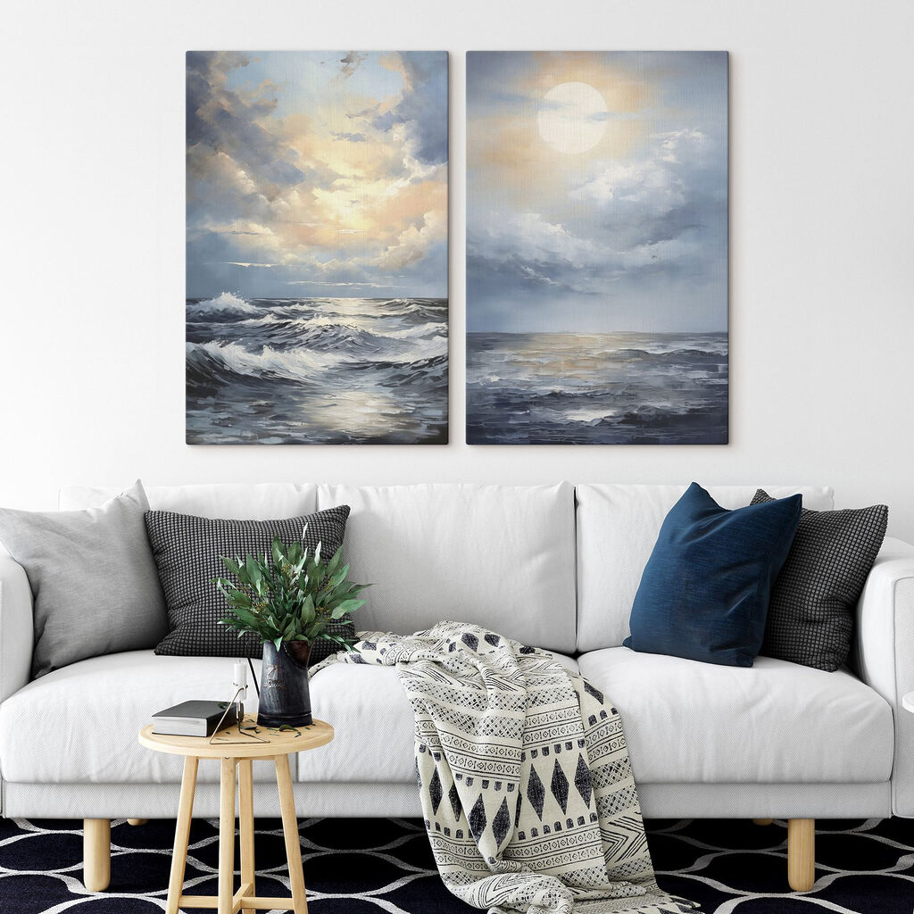 Schilderij van de zee en de zon — interieur 1
