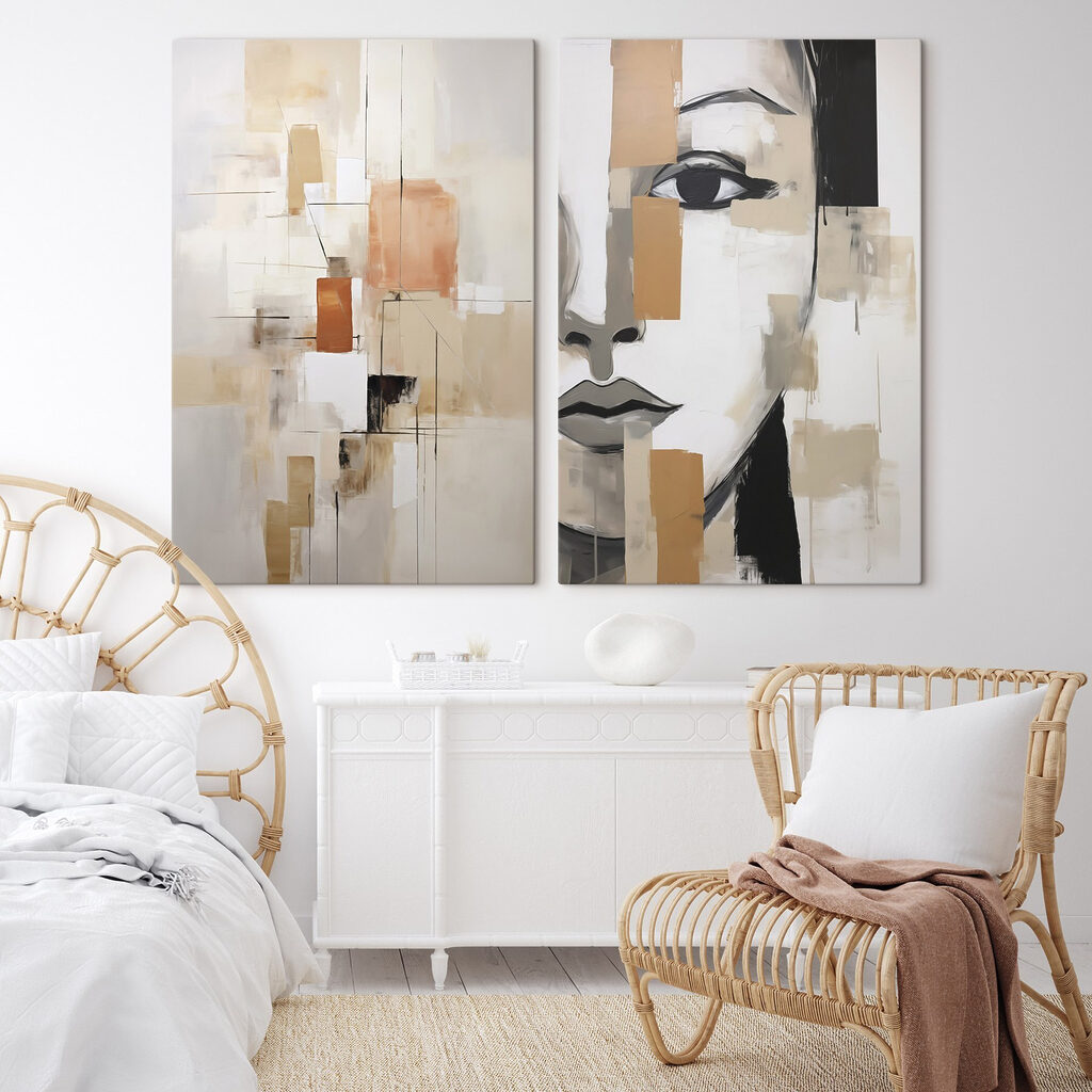 Een oog tussen verfvlakken — interieur 2