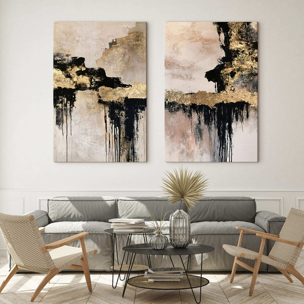 - Abstracte elegantie in ingetogen tinten — interieur 2