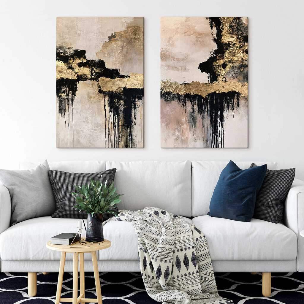 - Abstracte elegantie in ingetogen tinten — interieur 1