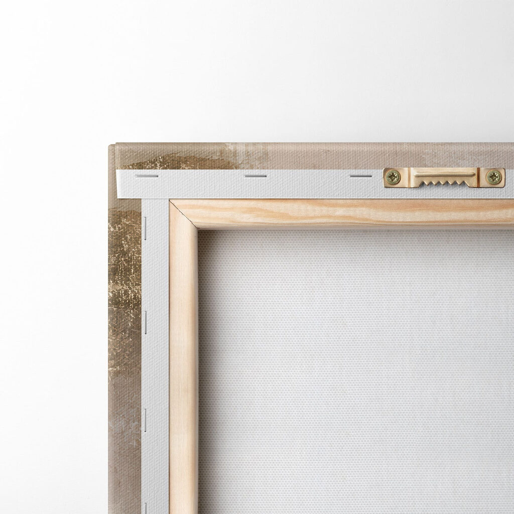 - Abstracte elegantie in ingetogen tinten — achterkant