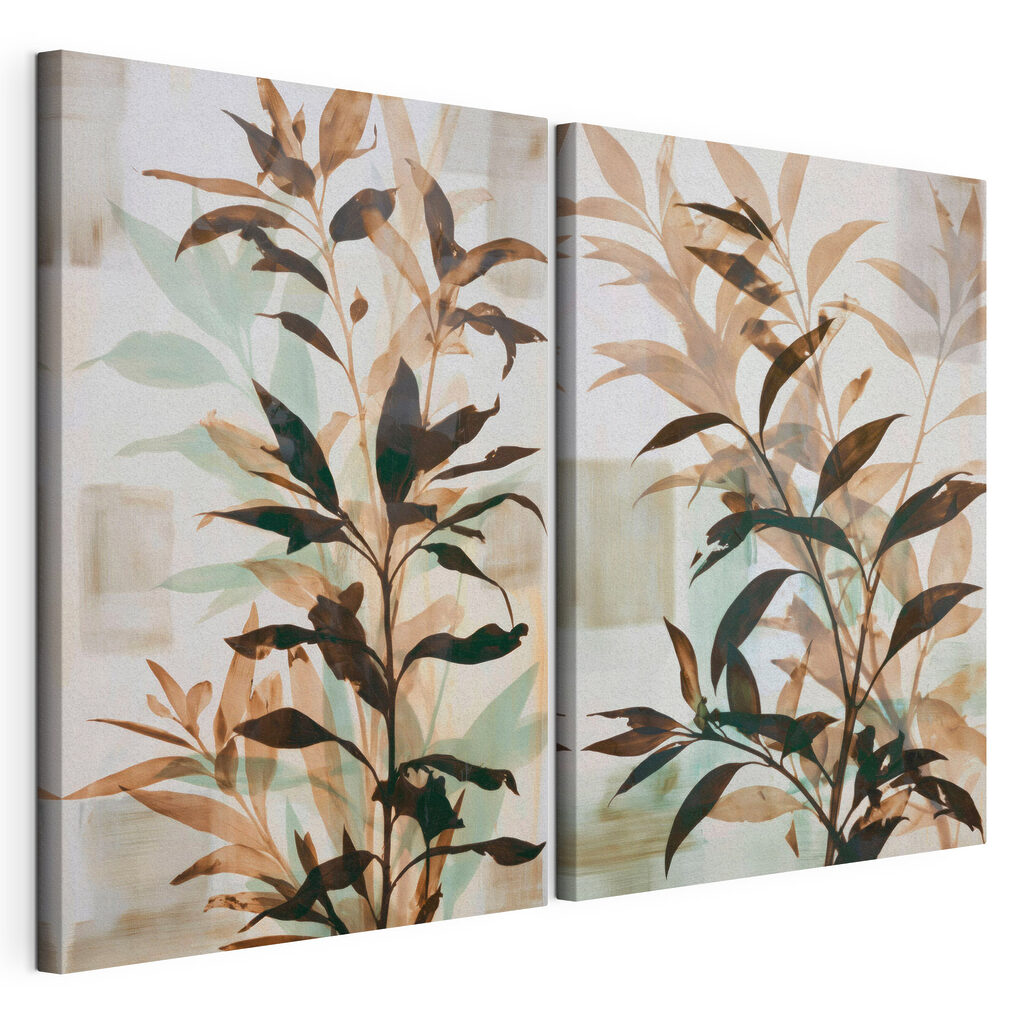 - Elegant blad in zachte tinten — productweergave