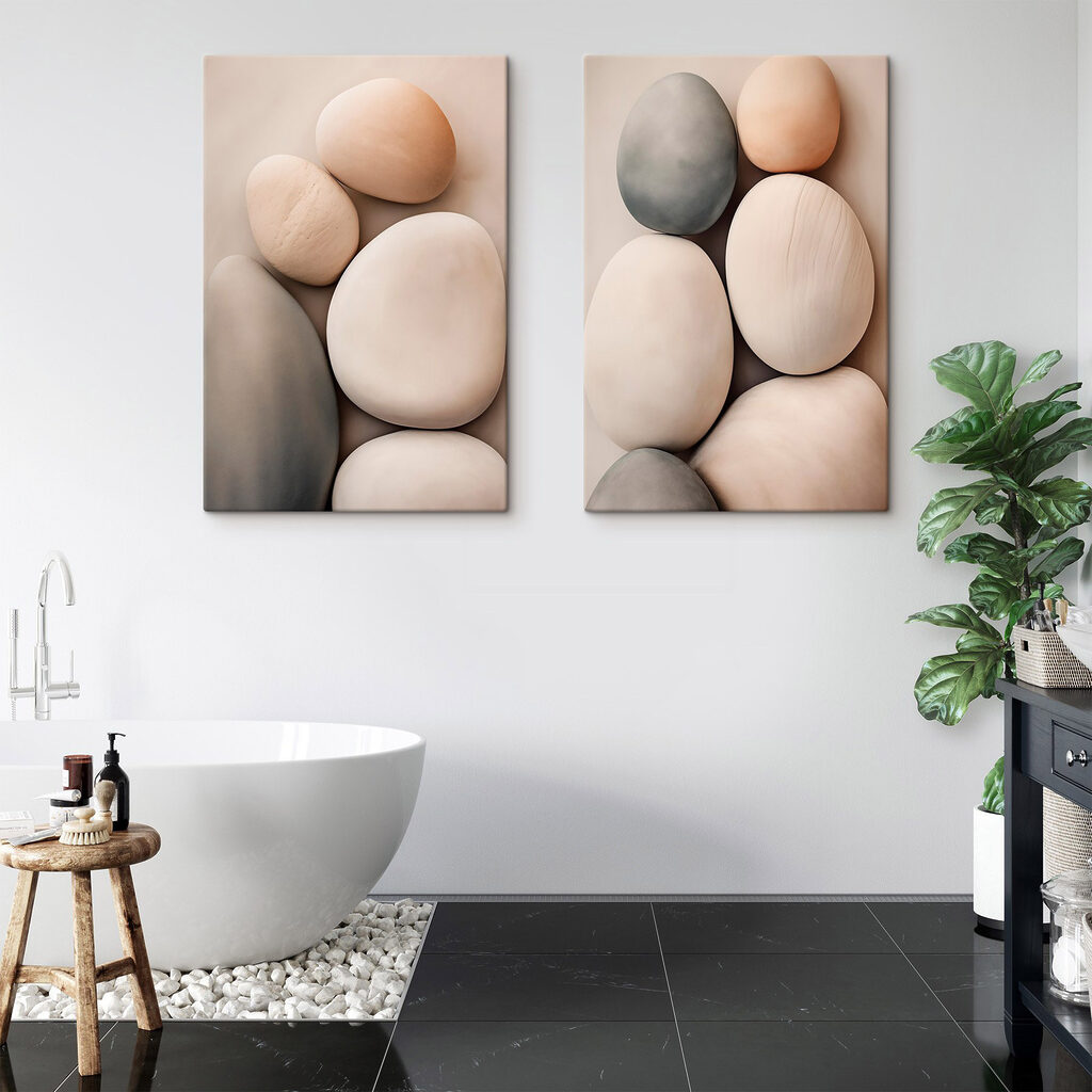 Een groep witte en grijze eieren — interieur 2