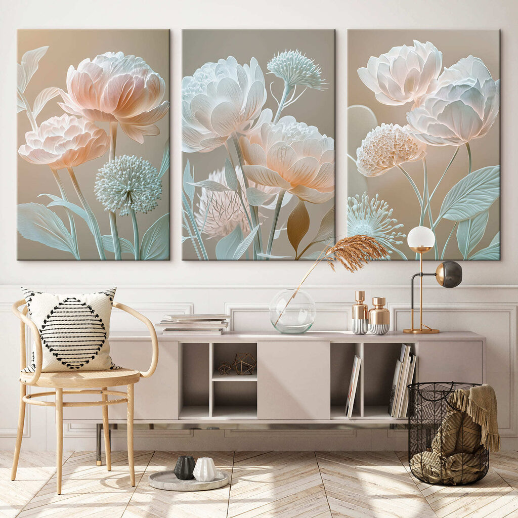 Bloemencollage — interieur 1