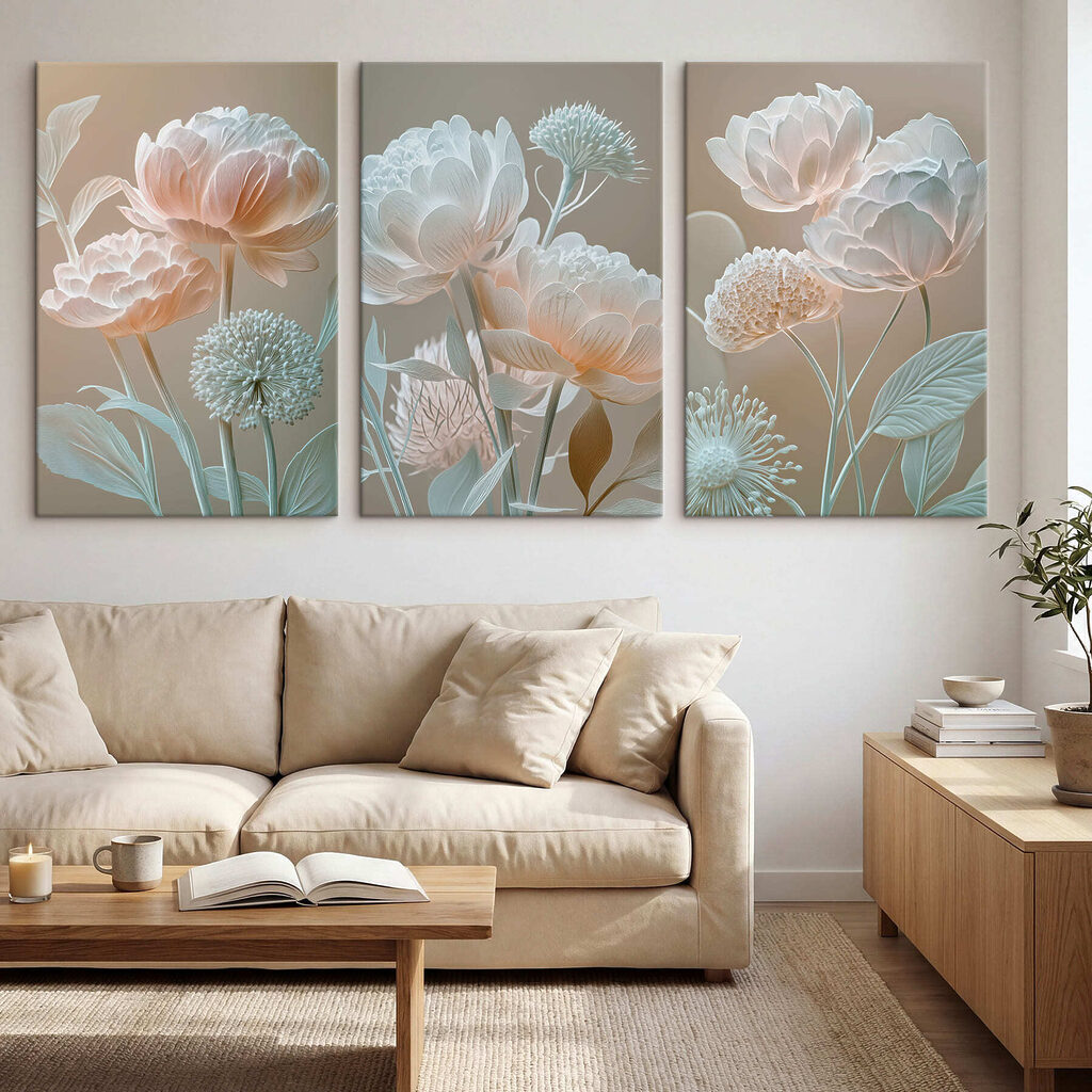 Bloemencollage — interieur 2