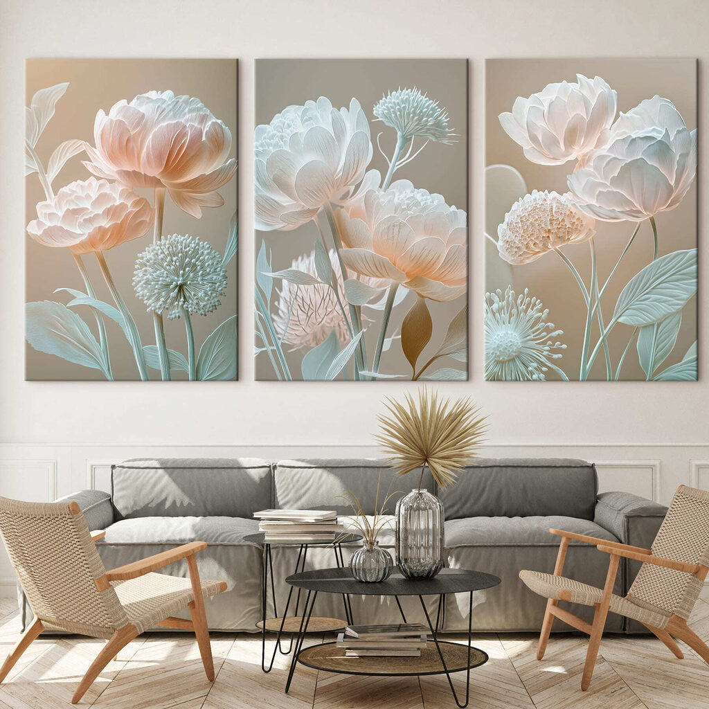 Bloemencollage — interieur 3