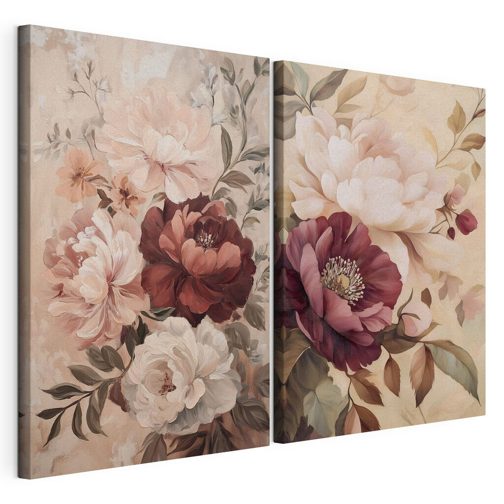 Verfijnde bloemen in zachte kleuren — productweergave
