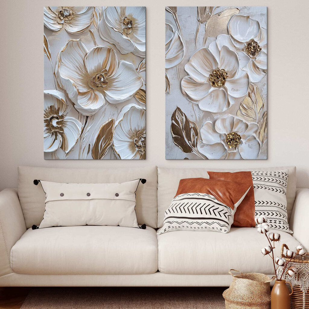 Bloemencollage — interieur 2