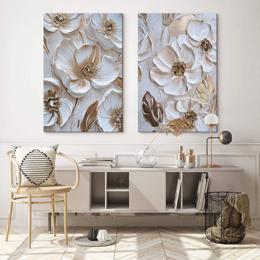 Bloemencollage — interieur 1