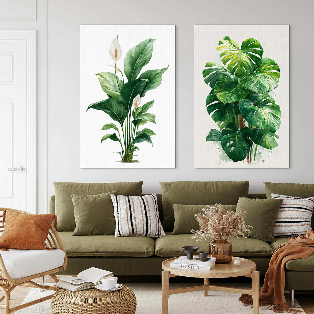 Vers groen brengt de natuur in huis — interieur 1