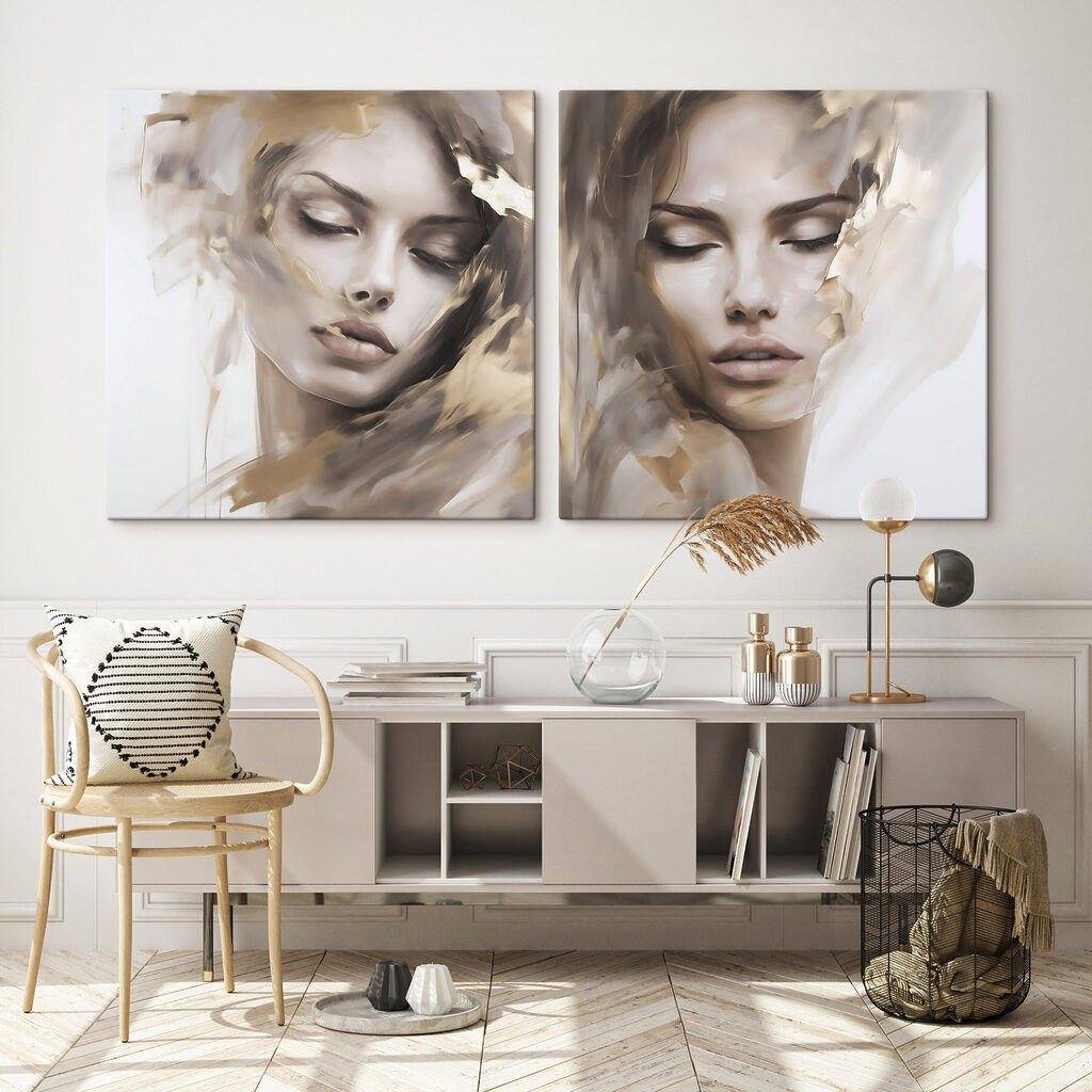Schoonheid in zachte, ingetogen tinten in een interieur