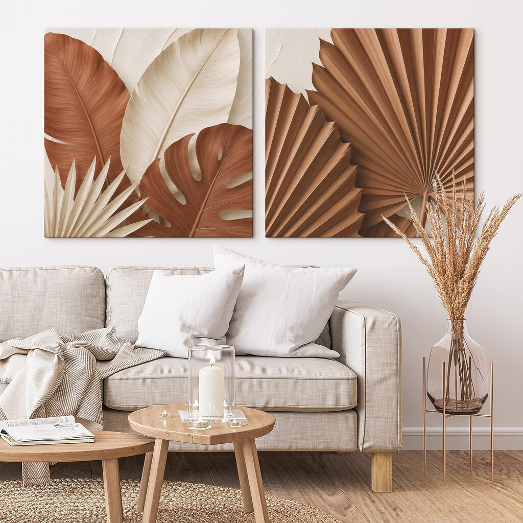 Elegante bladmotieven, geïnspireerd door de natuur — interieur 1