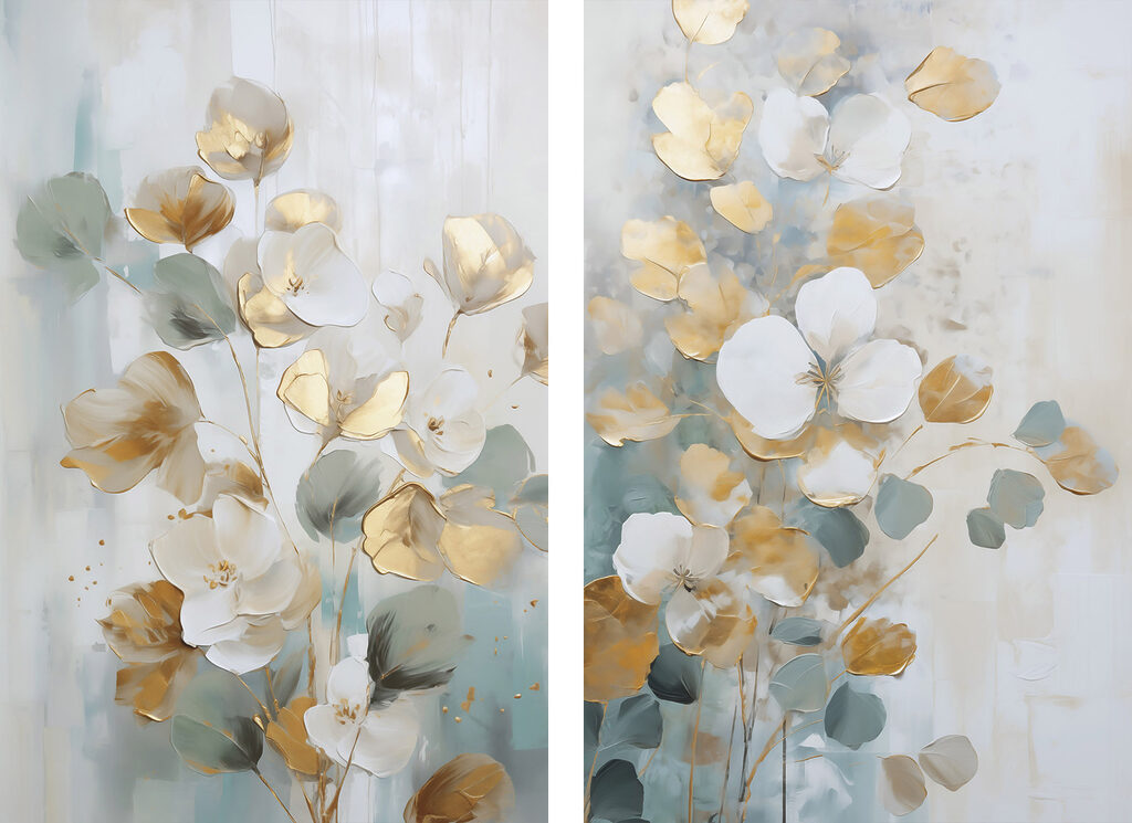 - Elegante bloemschikking in zachte tinten — volledig ontwerp