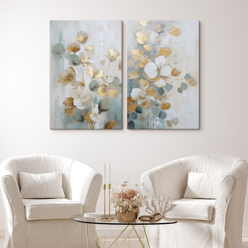 - Elegante bloemschikking in zachte tinten — interieur 2