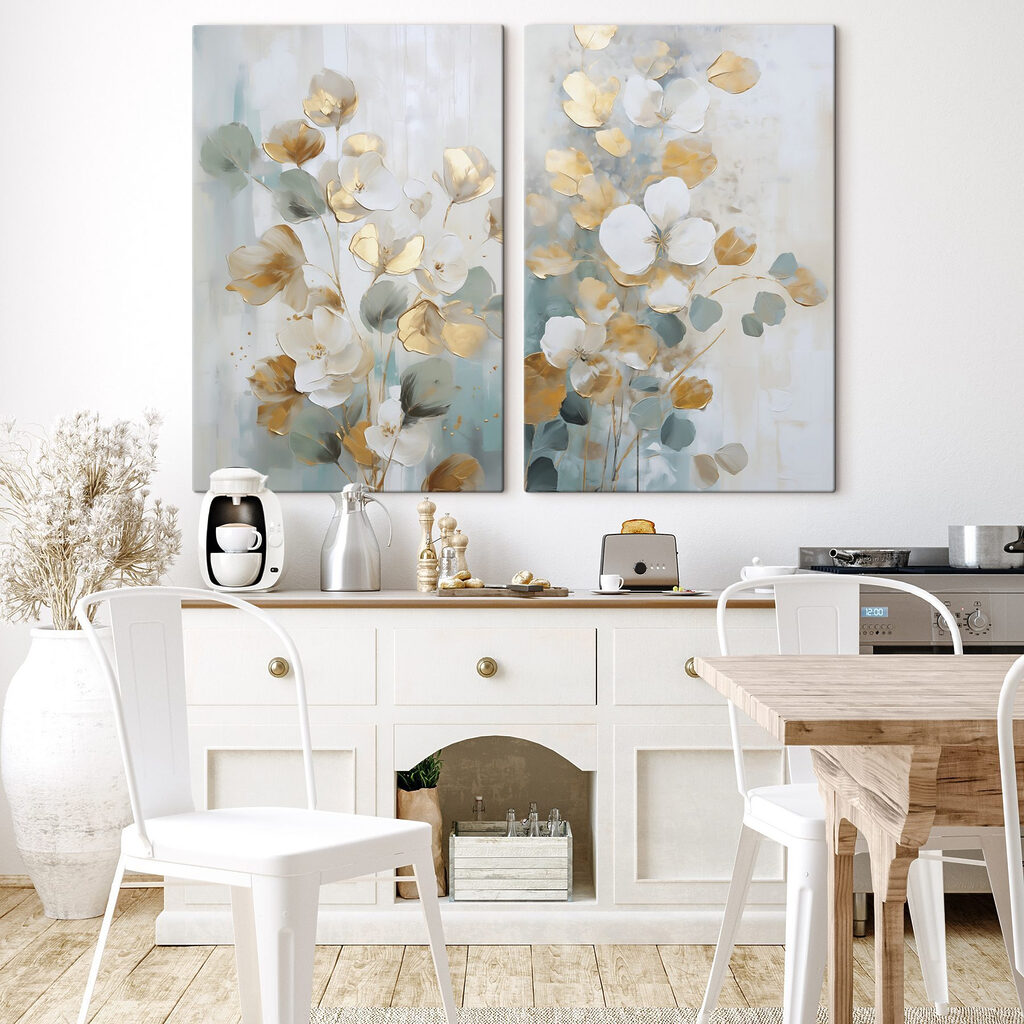 - Elegante bloemschikking in zachte tinten — interieur 1