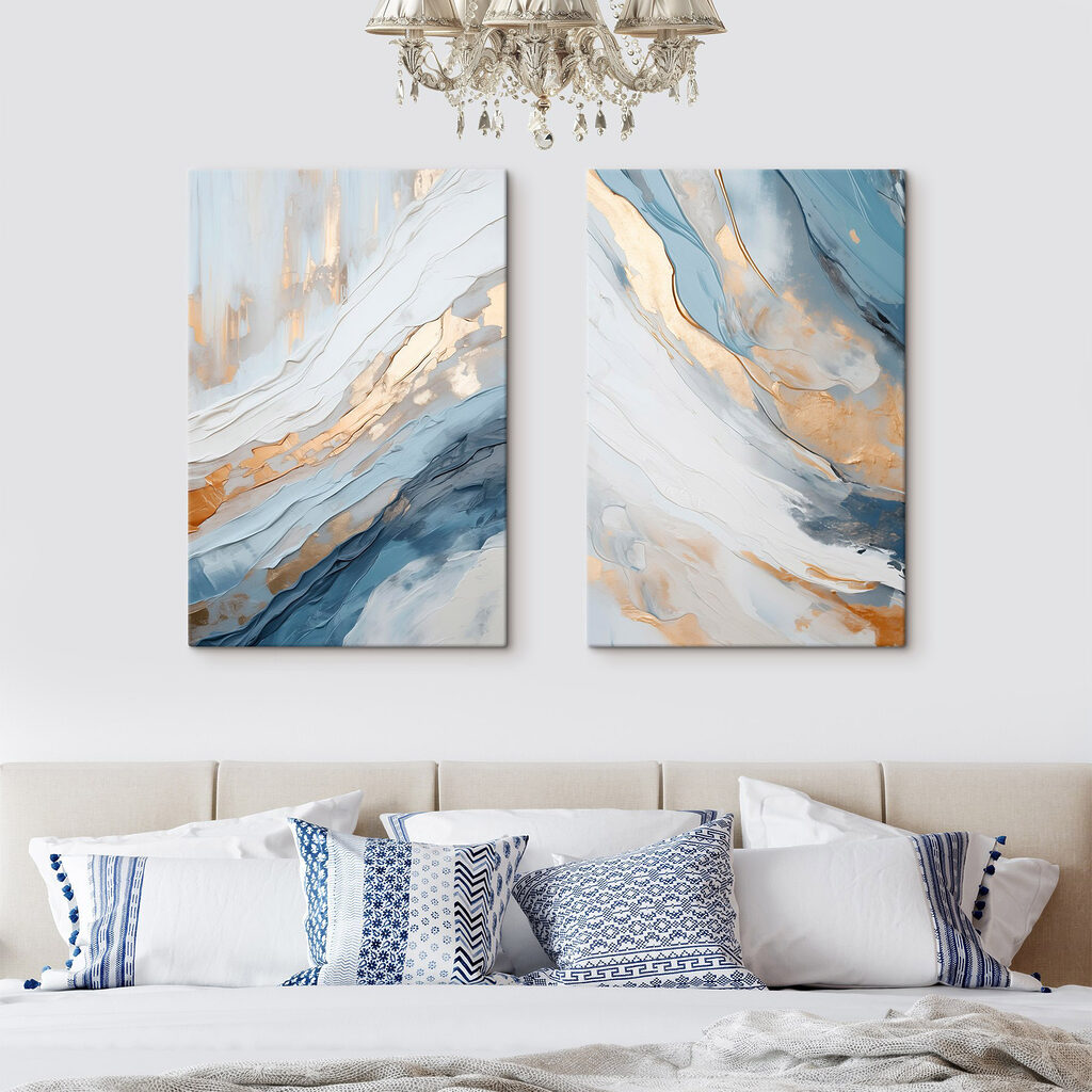 Schilderij van een berg — interieur 1