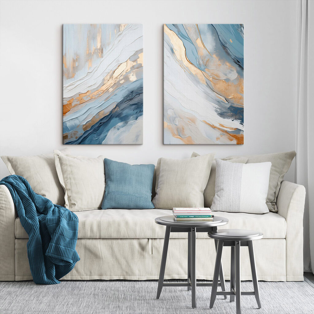 Schilderij van een berg — interieur 2