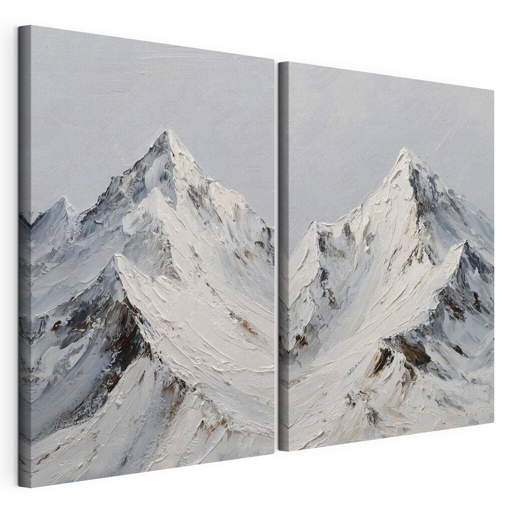Besneeuwde berg — productweergave