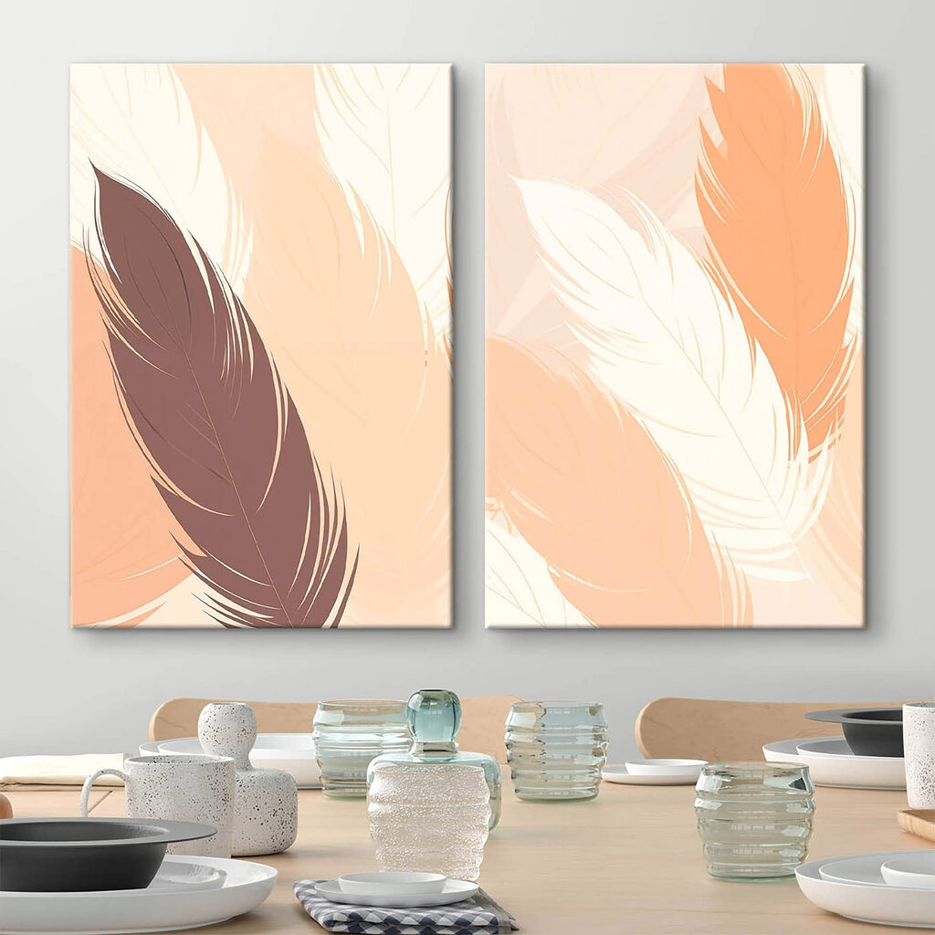 Zachte tinten van elegante veren — interieur 2