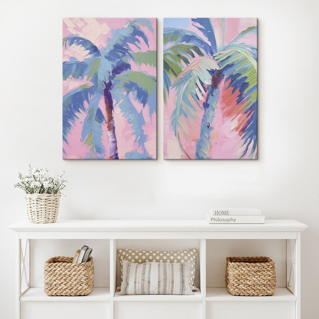 Schilderij van palmbomen — interieur 2