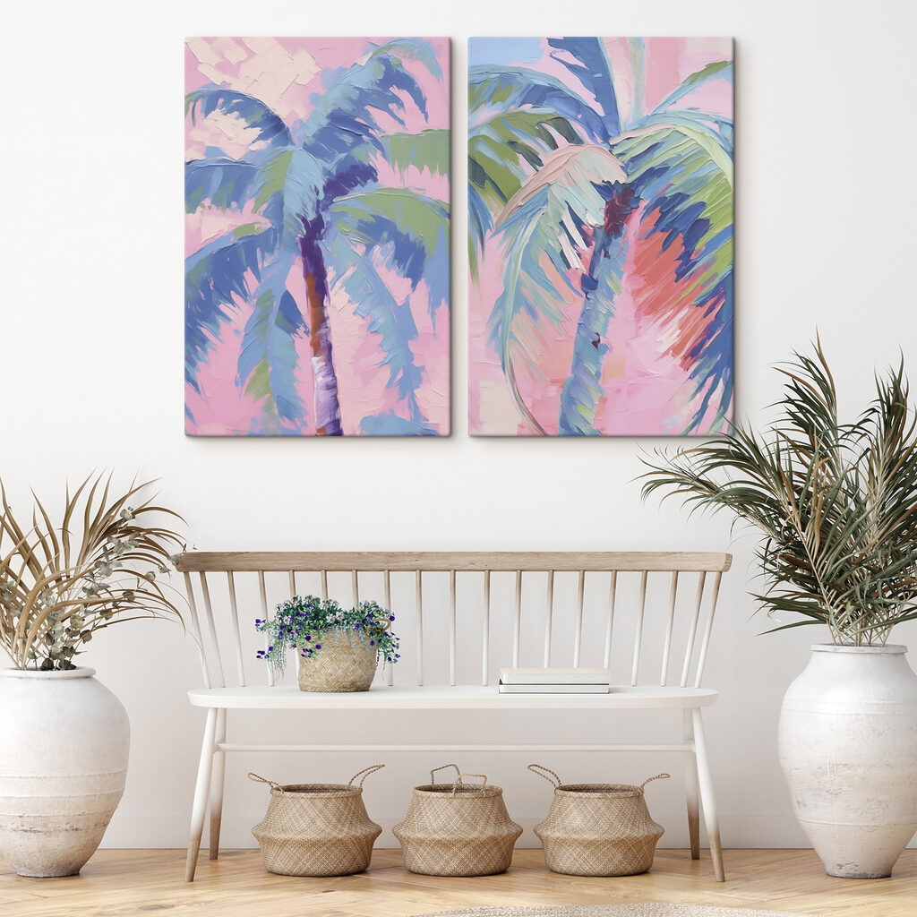 Schilderij van palmbomen — interieur 1