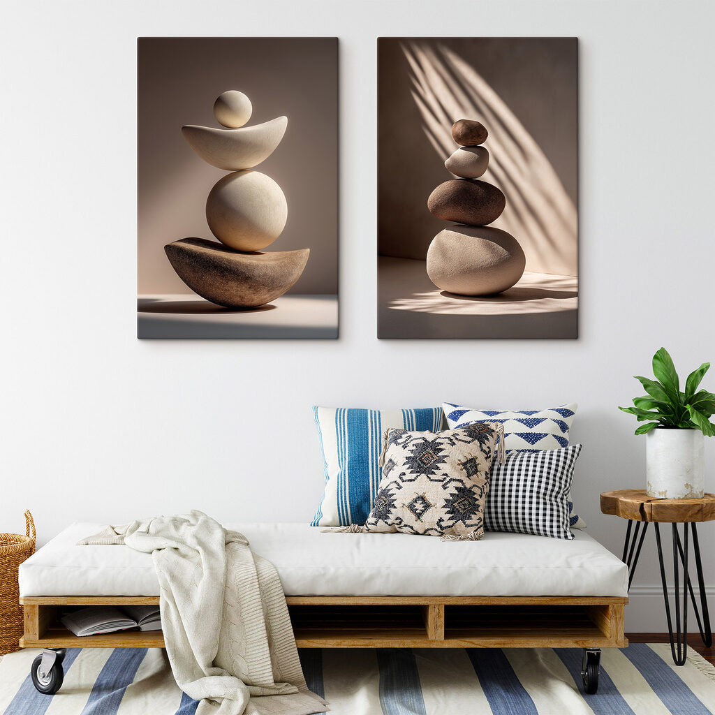 Een stapel rotsblokken — interieur 1