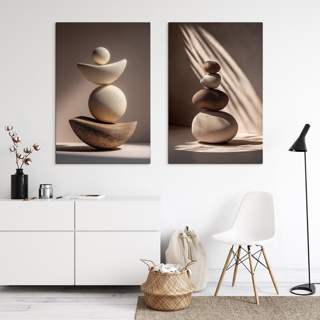 Een stapel rotsblokken — interieur 2